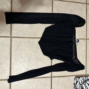Long sleeve mesh sleeves